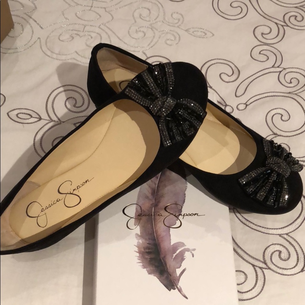 Jessica Simpson Movey black flats